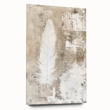 Delicate Feather - Easter Wall Art, Easter Canvas Prints, Home Decor