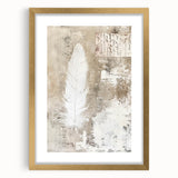 Delicate Feather - Easter Wall Art, Easter Canvas Prints, Home Decor