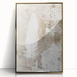 Delicate Feather - Easter Wall Art, Easter Canvas Prints, Home Decor