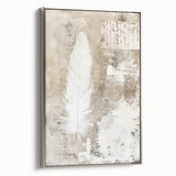 Delicate Feather - Easter Wall Art, Easter Canvas Prints, Home Decor