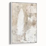 Delicate Feather - Easter Wall Art, Easter Canvas Prints, Home Decor