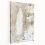 Delicate Feather - Easter Wall Art, Easter Canvas Prints, Home Decor