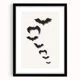 Flying Bats Halloween Wall Art - Spooky Halloween Wall Decorations