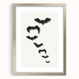 Flying Bats Halloween Wall Art - Spooky Halloween Wall Decorations