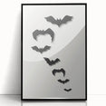 Flying Bats Halloween Wall Art - Spooky Halloween Wall Decorations