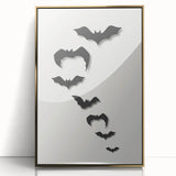 Flying Bats Halloween Wall Art - Spooky Halloween Wall Decorations