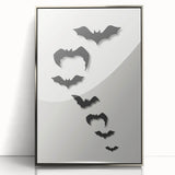 Flying Bats Halloween Wall Art - Spooky Halloween Wall Decorations