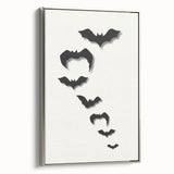 Flying Bats Halloween Wall Art - Spooky Halloween Wall Decorations