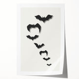 Flying Bats Halloween Wall Art - Spooky Halloween Wall Decorations