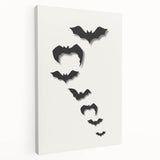 Flying Bats Halloween Wall Art - Spooky Halloween Wall Decorations