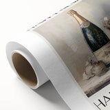 Elegant Champagne Celebration - New Year Wall Art Print