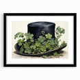Leprechaun Hat – Shamrocks St. Patrick’s Day Wall Art Print