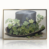 Leprechaun Hat – Shamrocks St. Patrick’s Day Wall Art Print