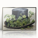Leprechaun Hat – Shamrocks St. Patrick’s Day Wall Art Print