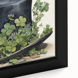 Leprechaun Hat – Shamrocks St. Patrick’s Day Wall Art Print
