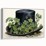 Leprechaun Hat – Shamrocks St. Patrick’s Day Wall Art Print