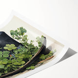 Leprechaun Hat – Shamrocks St. Patrick’s Day Wall Art Print