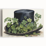 Leprechaun Hat – Shamrocks St. Patrick’s Day Wall Art Print