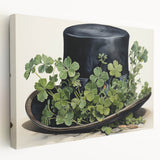 Leprechaun Hat – Shamrocks St. Patrick’s Day Wall Art Print