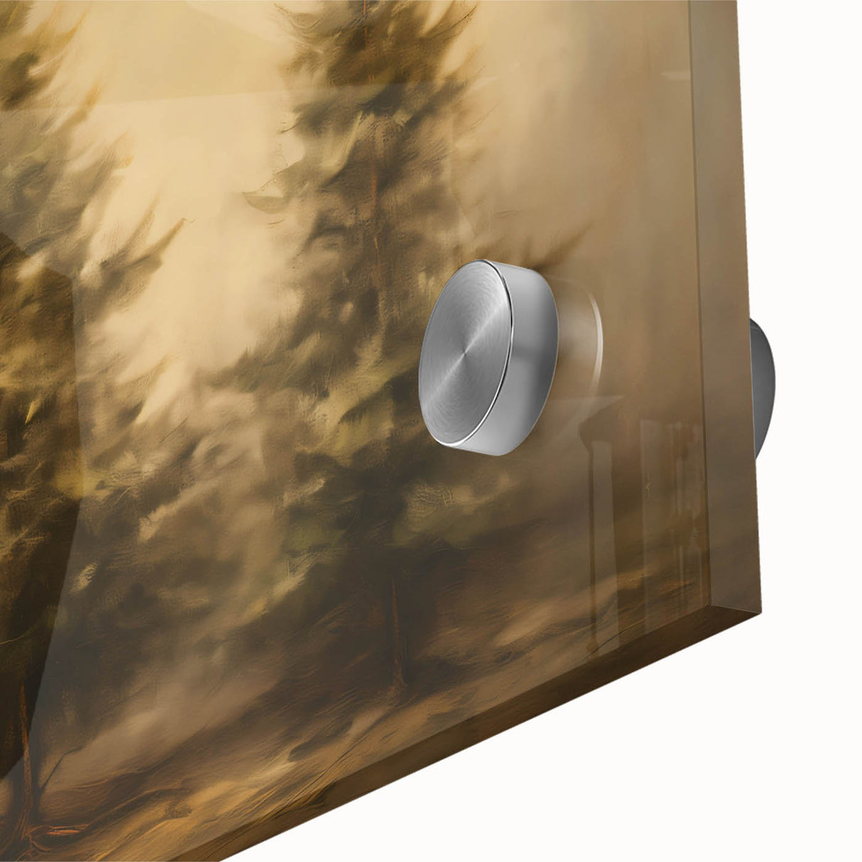 Rustic Pine Trees - Thanksgiving Wall Hangings Canvas