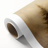 Rustic Pine Trees - Thanksgiving Wall Hangings Canvas