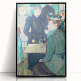 A Corner of the Moulin de la Galette - Parisian Scene by Toulouse-Lautrec