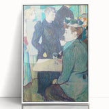 A Corner of the Moulin de la Galette - Parisian Scene by Toulouse-Lautrec