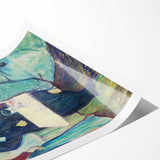 A Corner of the Moulin de la Galette - Parisian Scene by Toulouse-Lautrec