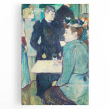 A Corner of the Moulin de la Galette - Parisian Scene by Toulouse-Lautrec