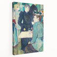 A Corner of the Moulin de la Galette - Parisian Scene by Toulouse-Lautrec