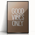 Good Vibes Only - Boys Wall Art Prints Kids Room Decor