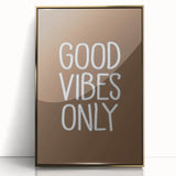 Good Vibes Only - Boys Wall Art Prints Kids Room Decor