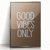 Good Vibes Only - Boys Wall Art Prints Kids Room Decor