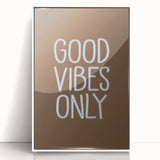 Good Vibes Only - Boys Wall Art Prints Kids Room Decor
