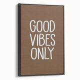 Good Vibes Only - Boys Wall Art Prints Kids Room Decor