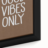 Good Vibes Only - Boys Wall Art Prints Kids Room Decor