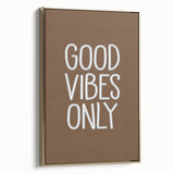 Good Vibes Only - Boys Wall Art Prints Kids Room Decor