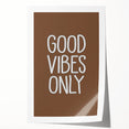 Good Vibes Only - Boys Wall Art Prints Kids Room Decor