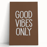Good Vibes Only - Boys Wall Art Prints Kids Room Decor