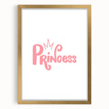 Princess Wall Art – Girls Bedroom and Nursery Decor