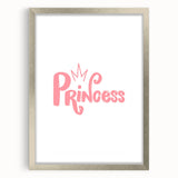 Princess Wall Art – Girls Bedroom and Nursery Decor