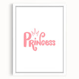 Princess Wall Art – Girls Bedroom and Nursery Decor
