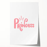 Princess Wall Art – Girls Bedroom and Nursery Decor