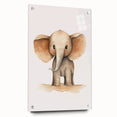 Cute Baby Elephant Nursery Wall Art - Baby Room Decor Print