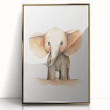 Cute Baby Elephant Nursery Wall Art - Baby Room Decor Print
