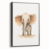 Cute Baby Elephant Nursery Wall Art - Baby Room Decor Print