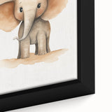 Cute Baby Elephant Nursery Wall Art - Baby Room Decor Print