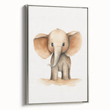 Cute Baby Elephant Nursery Wall Art - Baby Room Decor Print