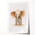 Cute Baby Elephant Nursery Wall Art - Baby Room Decor Print