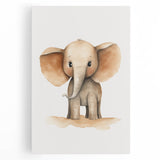 Cute Baby Elephant Nursery Wall Art - Baby Room Decor Print